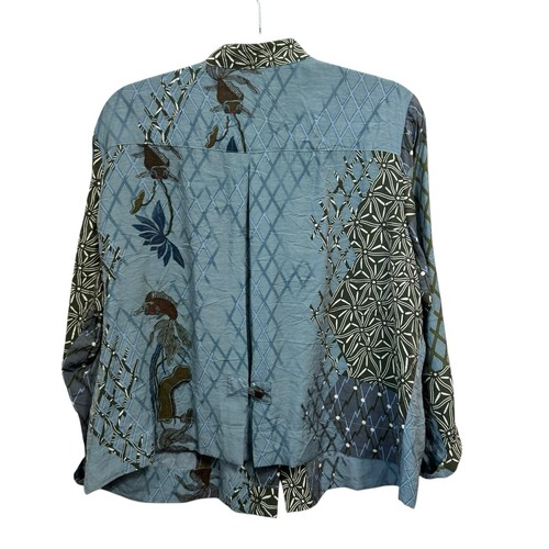 CITRON Santa Monica Jacket Size XL Asian Inspired Bamboo Blend Dressy - Picture 7 of 10