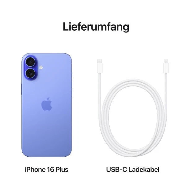 Apple iPhone 16 Plus 256GB Ultramarine ohne Vertrag kein Simlock - Bild 4 von 4