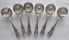 1894 Gorham Sterling Imperial Chrysanthemum 4 7/8" Bouillon Soup Spoon, 24.2g