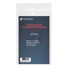 100 Guardhouse Continental Postcard Sleeves 4x6 Archival 2mil protect film