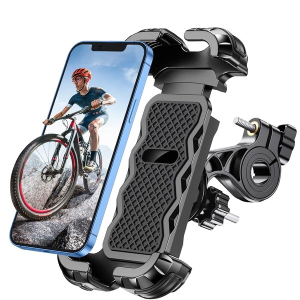 Glangeh Handyhalterung Fahrrad Motorrad 360 Grad Drehbar 4,7-6,8 Zoll Smartphone-image