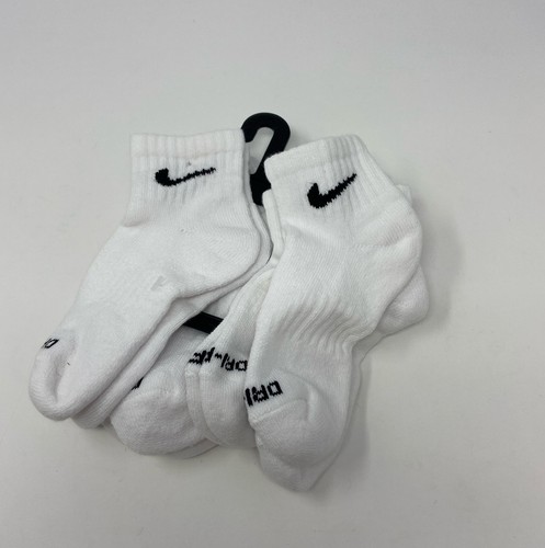 Nike Dri-FIT Performance Basics Little Kids' Quarter Socks 5 Pairs - Size 10c-3c - Picture 1 of 6