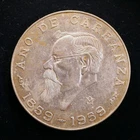 Photo of a 1959 Mexico 5 Pesos Silver from an eBay listing that sold on Jul 12, 2026