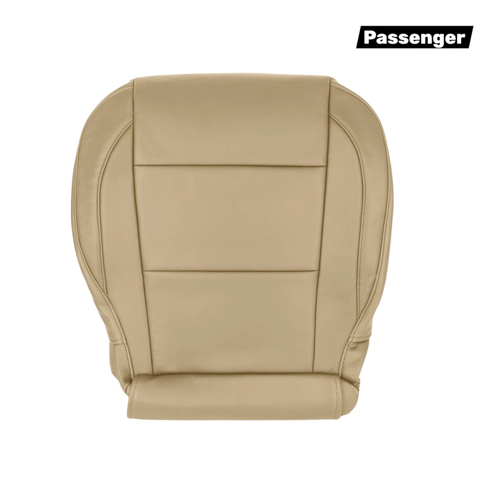 2005 -2015 For Nissan Armada Titan Driver Passenger Leather Seat Cover Tan - Image 3 of 4