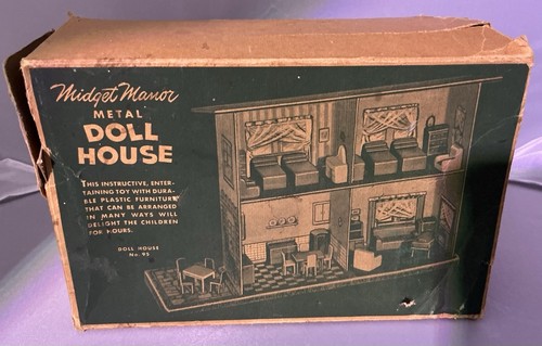 Ohio Art Midget Manor With Original Box And Furniture - Picture 8 of 12