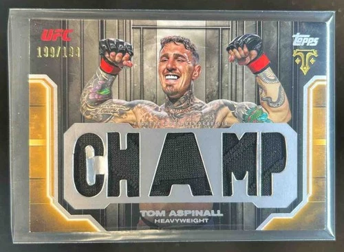 2026 Topps Knockout UFC Tom Aspinall Triple Threads Relics #/199 #TTR-TA