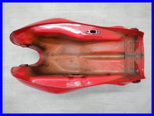 GSX400E GK53CD Gas Tank Fuel Tank Gas Tank Cap Suzuki Red - Picture 4 of 9