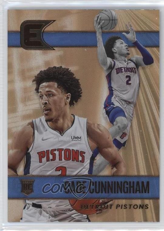 2021-22 Panini Chronicles Essentials Bronze Cade Cunningham #335 Rookie RC 0it8