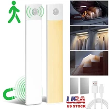 4/8in Under Cabinet Lighting Rechargeable Motion Sensor,Long Lasting Easy Instal