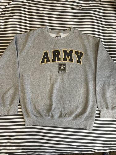 Army Sweatshirt Herren mittelgrau Pullover | Gildan - Bild 1 von 7