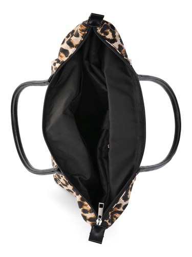 No Boundaries Women'S Tote Bag, Natural Leopard - Picture 4 of 20
