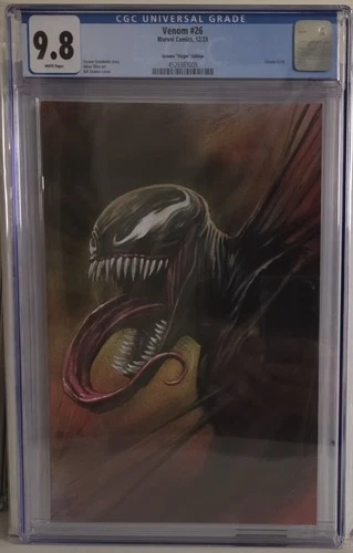 Venom #26  Granov VIRGIN VARIANT  CGC 9.8 Graded Comic Book   Marvel Comics