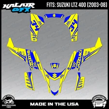 Graphics Kit for SUZUKI LTZ400 LTZ-400 (2003-2008) Icon Series - Yellow Shift