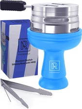 M. ROSENFELD Blue Hookah Bowl Set Silicone – Premium Shisha Bowl Phunnel Hookah