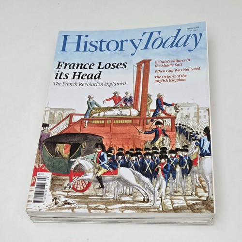 12 History Today Magazine Collection 2016 Issues Shell Shock Sunk 1016 1066 - Picture 3 of 13