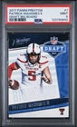 2017 Panini Prestige Draft Big Board Patrick Mahomes II #1 PSA 9 (Rookie Year)