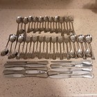 Oneida SSS  Colonial Boston  Minuteman Stainless 54 Pieces Mixed Lot