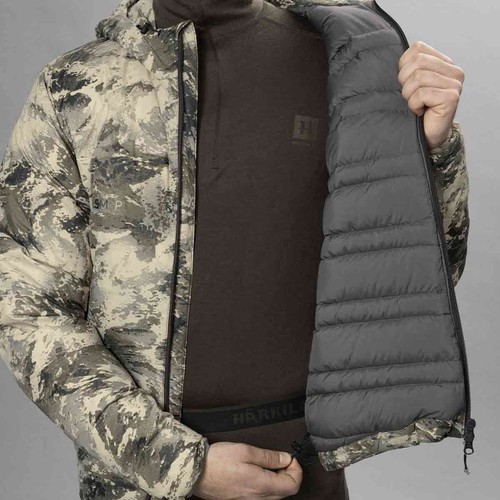 Harkila Mountain Hunter Expedition Packable Down Jacket Size UK Large EU 52 - Picture 3 of 3