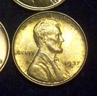 1937-D BU - SOLID LINCOLN WHEAT CENT - SPOTTY TONING - NICE DETAILS - SEE PICS!!