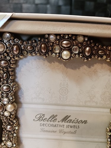 Belle Maison Decorative Jewel Genuine Crystals Picture Frame 4"x6" - NIB (EE) - Picture 2 of 4
