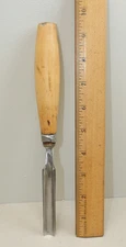 Old tools Vintage Spear & Jackson 1/2" No. 7 sweep straight wood carving gouge