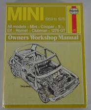 Haynes Repair Manual for Mini Cooper & S Clubman 1275 GT 1959-1978