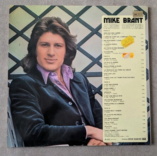 Mike Brant - Album Souvenir - Double 33 tours - Bild 2 von 3