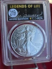 2025 $1 American Silver Eagle Signed Andre Dawson oz PCGS MS70 Legends of Life