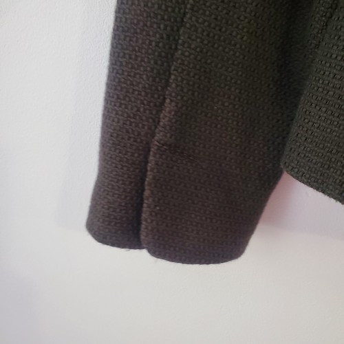 Blazer donna Ann Taylor Petites marrone scuro cotone rayon lana taglia 6P - Foto 5 di 14