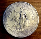1900-Britain-Trade dollar-Oriental border-Circulated -in airtight