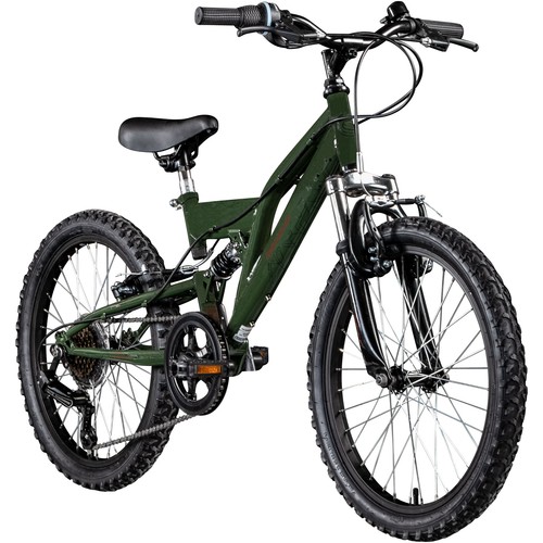 Galano FS180 18" Fahrrad 6 Gang Kinderfahrrad Mountainbike MTB rot 28cm - Bild 10 von 33