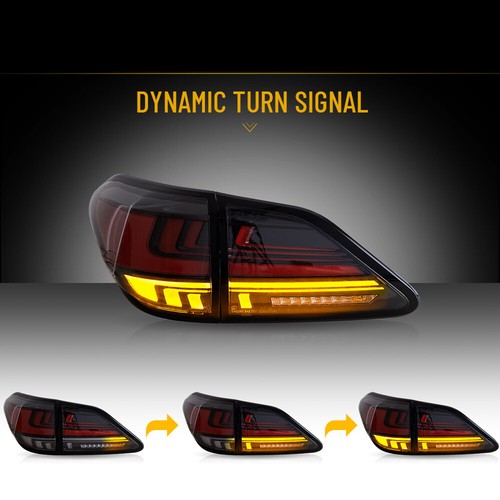 VLAND For Lexus RX 350 450H 2010-2015 Clear LED Tail Lights Sequential Indicator - Bild 5 von 17