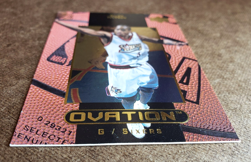 1999-00 Upper Deck STANDING OVATION ALLEN IVERSON NBA Basketball Card #40 76ERS - Picture 10 of 11