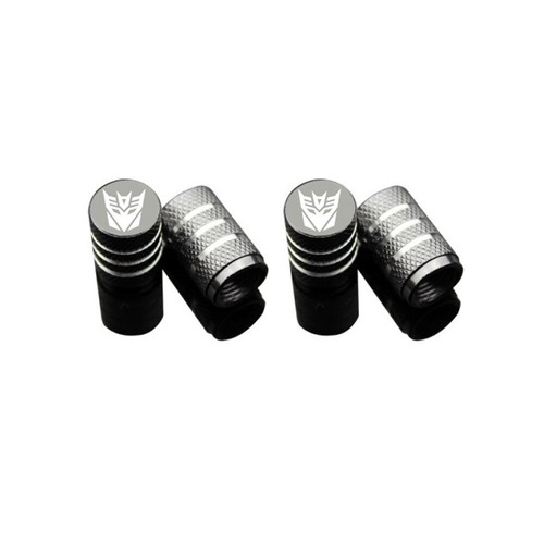 4x Transformers Decepticons Truck Car Motorcycle Wheel Tire Air Valve Cap - Picture 7 of 8