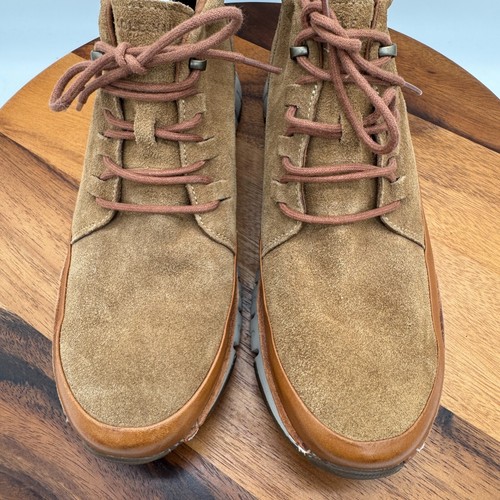 Cole Haan Shoes Mens 10.5 ZeroGrand GrandSport Rugged Chukka Boots Brown Suede - Picture 3 of 11