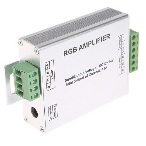 for DC 12V-24V 12A RGB Amplifier Repeater For 3528 5050 SMD LED Strips - Picture 7 of 7