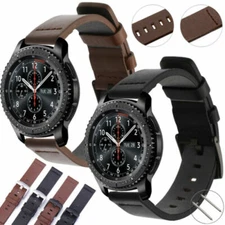 Leather Watch Band Strap For Garmin vivomove Luxe Sport Style Trend
