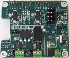 2-ch CANFD expansion HAT for Raspberry Pi or Arduino