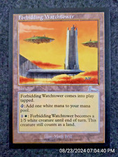 Forbidding Watchtower Urza's Legacy {NEVER PLAYED} MAGIC MTG CARD (DS3D1H5)