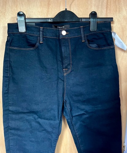 J Brand dark blue womens skinny denim jeans, size 32, UK 14 BNWT - Picture 2 of 9