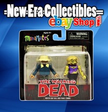 The Walking Dead Mini Mates Series Winter Coat Dale & Female Zombie Diamond 2012