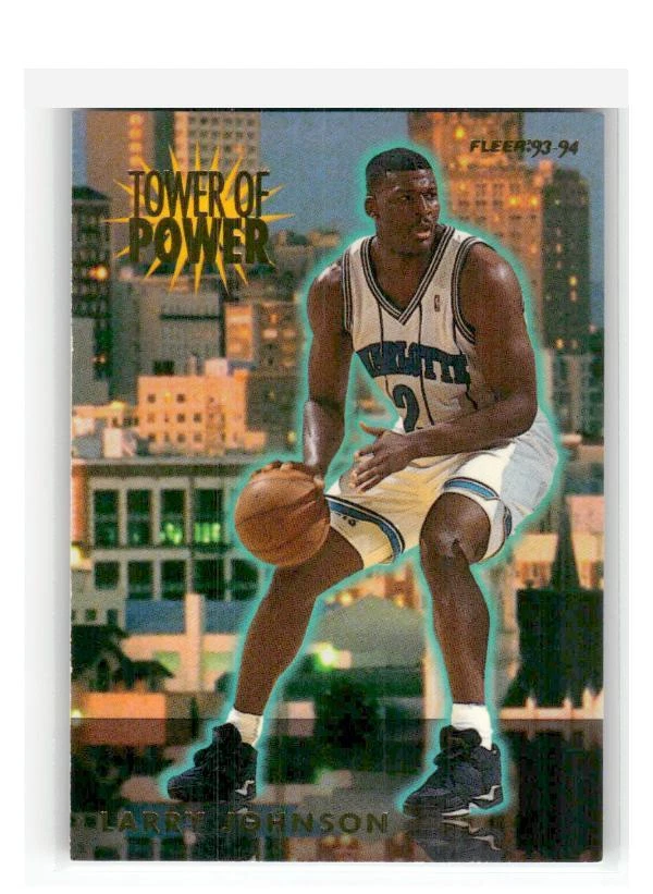 1993-94 Fleer Larry Johnson Towers of Power #10 CAP108