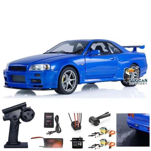 USED Capo 1/8 4WD Drift Racing Car R34 RTR W/Brushless Motor Sound Smoke Light - Picture 2 of 6