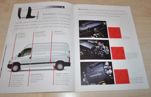 Renault Master Brochure Prospekt Prospectus Nederland Edition 2000 - Imagen 8 de 12
