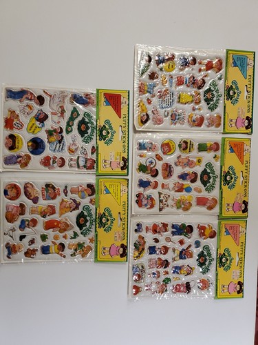 Pegatinas adhesivas hinchadas 1983 parche de repollo para niños lote de 5 diferentes - Imagen 2 de 5