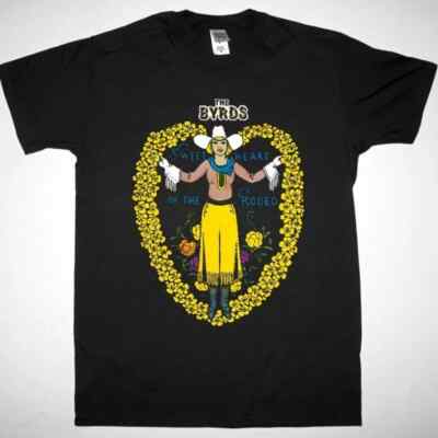 THE BYRDS SWEETHEART OF THE RODEO 1968 NEW BLACK T SHIRT