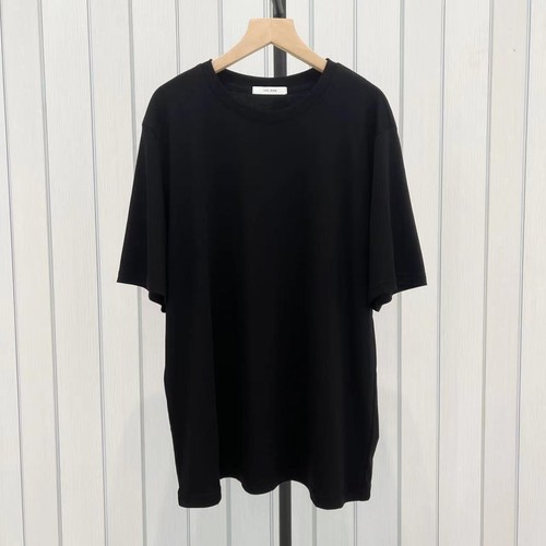 Womens THE ROW Summer Loose Crew Neck Short Sleeve T-Shirt Solid Color T-Shirt - Picture 6 of 26