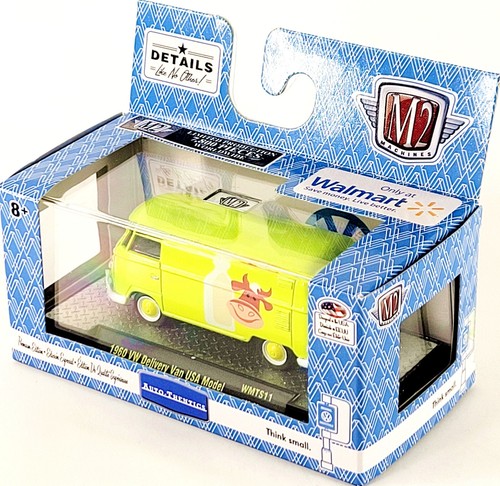 M2 Machines Auto-Thentics 1960 VW Delivery Van USA Model WMTS11 18-22 - Afbeelding 10 van 11