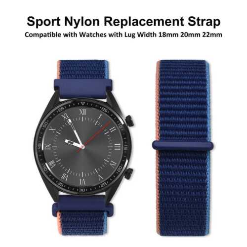 Nylon strap Watch Band 20 22mm Watchband for Men Quick Release For Samsung Watch - Picture 13 of 65