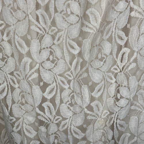 Planet Dress Size 18 Cream Floral Lace Knee Length Sleeveless Lined - Picture 6 of 11